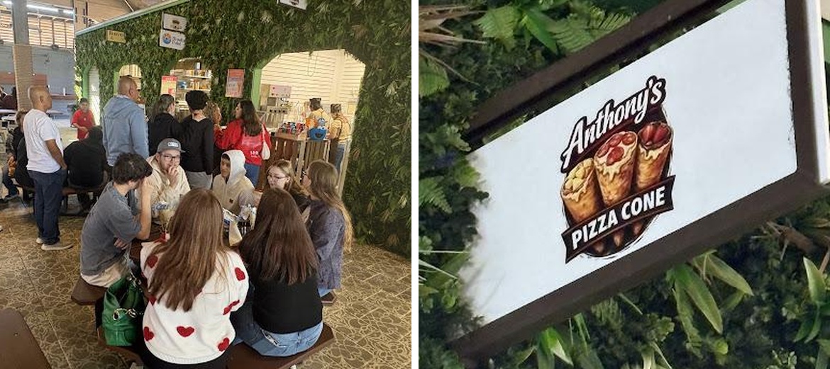Anthony pizza cone Menu