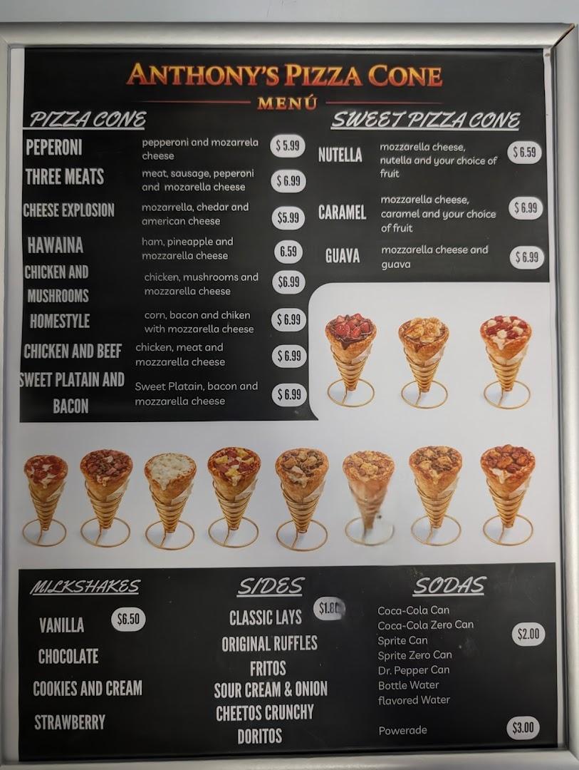 Anthony pizza cone