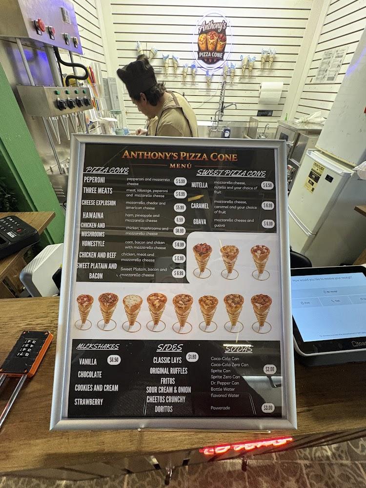Anthony pizza cone Menu image 2